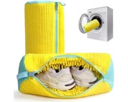 Schoenwasmachinetas - 2 stuks trainer wasmachinetas met rits - Herbruikbare schoenpoetszak - Draagbare schoenendroger - Schoennet voor tennisschoenen en sneakers . schoenen waszak - waszak voor schoenen en sneakers - wasmachine zak -