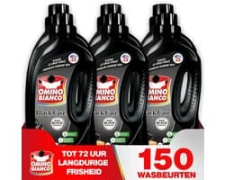 Omino Bianco Black Care - Vloeibaar Donker Wasmiddel - 6 x 1.48 L - Geconcentreerd