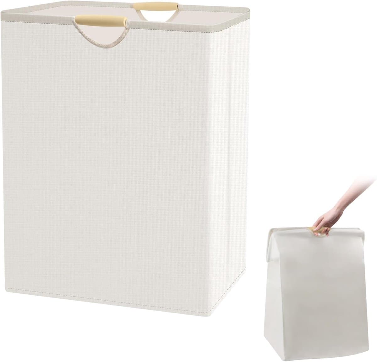 Wasmanden - Wasbox Opvouwbaar - Organess wasmand - Wassorteerder - Wasmand met handvaten - Wassorteerder - Wasbox - Waszakken - Opbergmand - Badkameraccessoires - Wassen — afbeelding 1