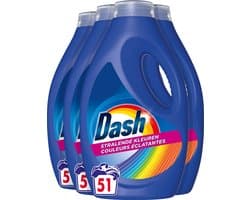 Dash Kleur - Vloeibaar Wasmiddel - 4 x 51 Wasbeurten Voordeelverpakking