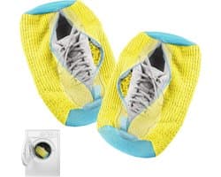 Set van 2 Schoenwaszakken voor Wasmachine, 39 x 19 cm, Ideaal voor Sneakers en Sportschoenen, Met 360° Reiniging en Rits, Geschikt voor Droger