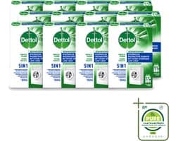 12 x Dettol - Hygiënische Wasmachine Reiniger - 5-in1 Formule - 500ml - Grootverpakking - Vaatwasstrips - Wasmachine Reiniger - Hygiëne Wasmachine - Wasmachine Reinigen - Wasmachine Reiniger 5 In 1 - Wasmachine Geur