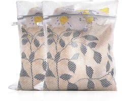 Set van 2 Waszakken 30 x 40 cm met Rits voor Fijne Was, Ondergoed, Bh's en Sokken met Honingraatstructuur