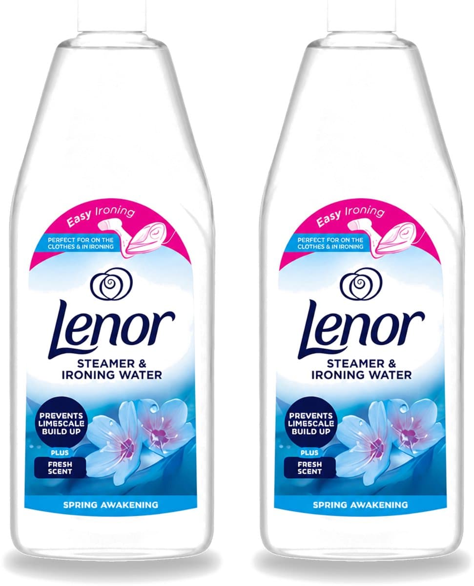 2 x Lenor - Strijkwater - Spring Awakening - Textielverfrisser - 1000 ml - Voordeelverpakking - 2 stuks — afbeelding 1