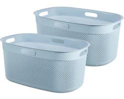 Curver Filo Wasmand - 45L - Set van 2 stuks - Blauw — afbeelding 1