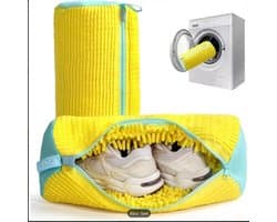 1 stuk - Schoenwaszak - Wasmachine speciale schoenwaszak met anti-vervorming - geel