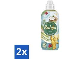Robijn – Wasverzachter – Kokos Sensation – 765 ml - Voordeelverpakking - 2 stuks