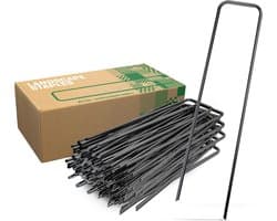 Grondankers voor Tuin en Schutting - 25 Stuks - 150 mm Lang, Voor Onkruidvlies en Net