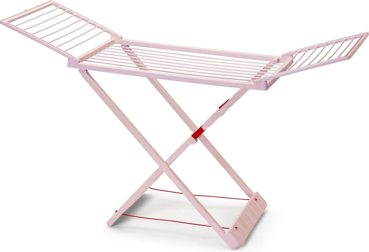 Plasticforte Wasrek - 20 meter - droogrek - oud roze - kunststof - 55x180x108 cm — afbeelding 1