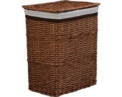 vidaXL - Wasmand - wilgen - bruin