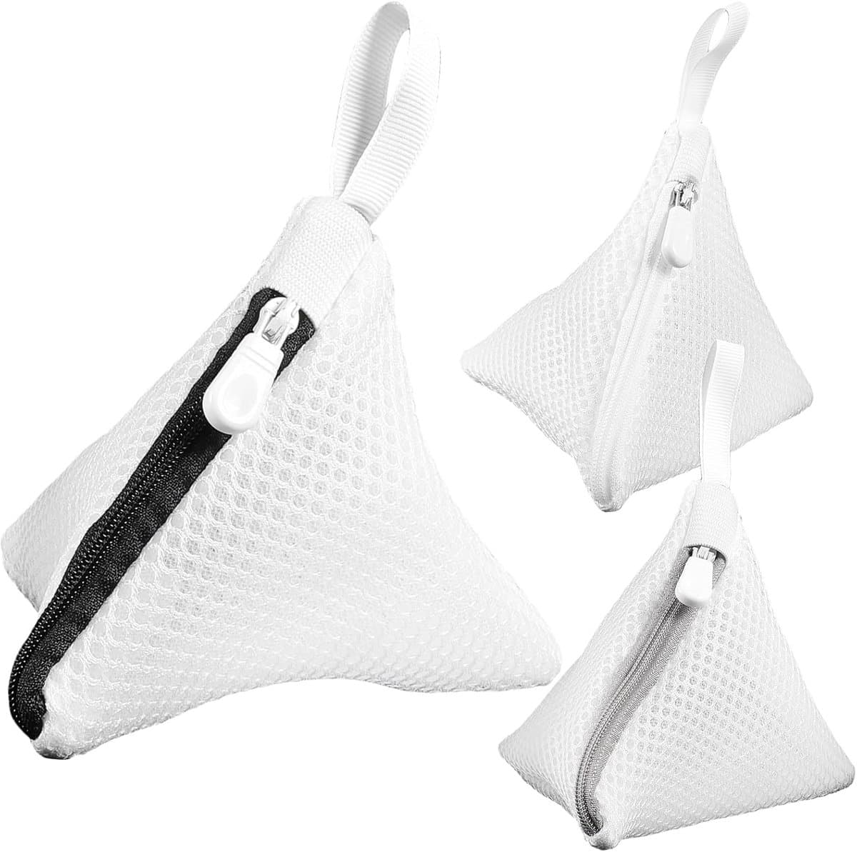 Mini Mesh Waszakken 3 stuks - Wasmachine Waszak - Draagbare Reiskleding Droogzakken Waszak - voor Blouse Kousen Kousen Ondergoed - 3 stuks — afbeelding 1