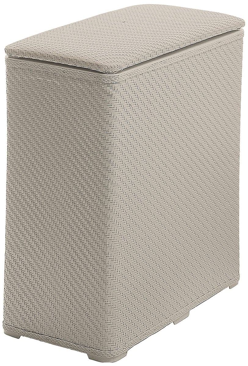 Ibenzoa® Stijlvolle beige wasmand van kunststof voor efficiënte wasorganisatie — afbeelding 1