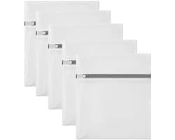 5-delig bh-net voor de wasmachine, waszak, ritsnet, geschikt voor bh's, schoenen, lingerie en waszakken voor delicate stoffen - 50×60 cm