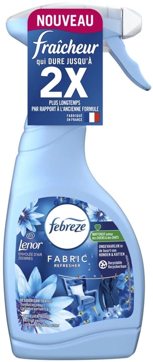 Febreze Textielverfrisser Spray - Sea Breeze - Langdurige Frisse Geur - Lenor Collectie - 500ml — afbeelding 1