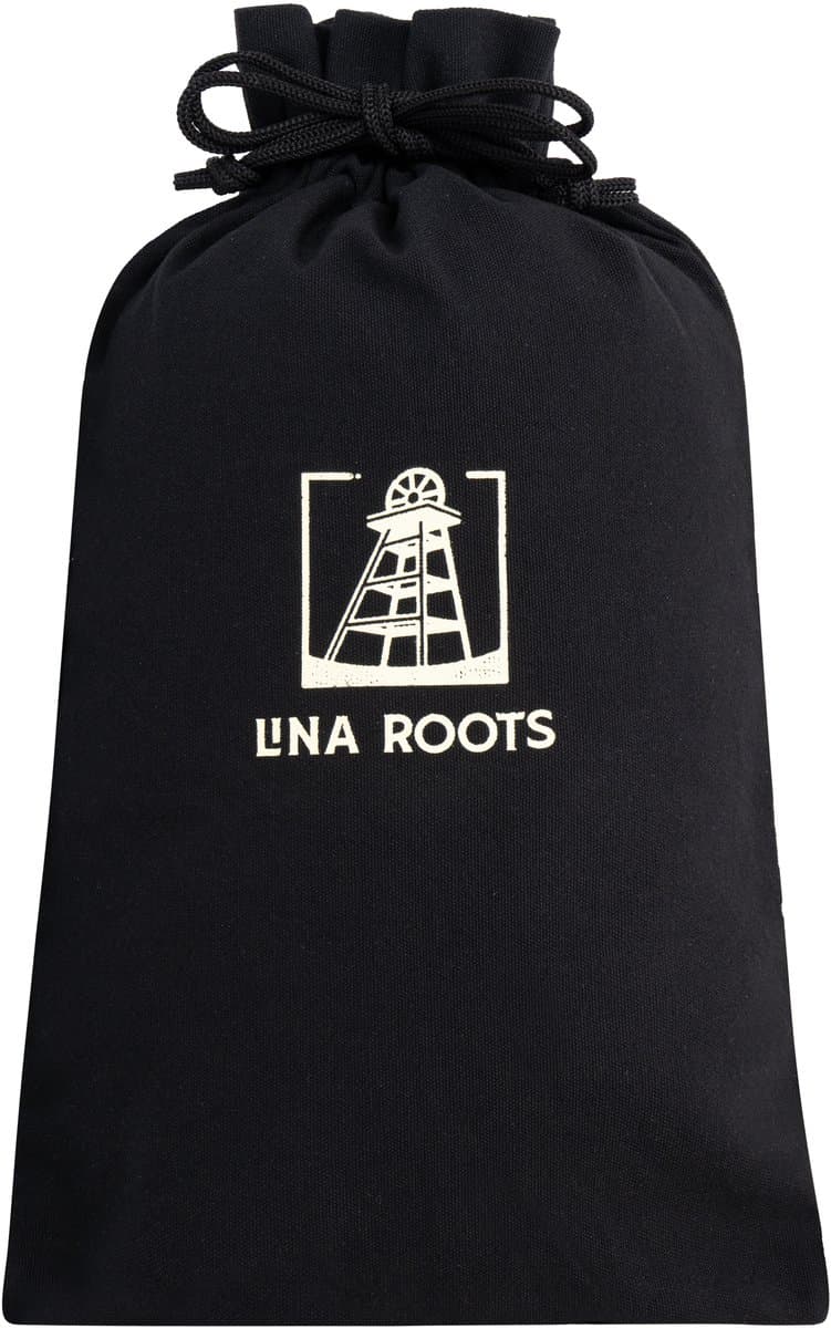 Lina Roots - Katoenen Opberg- & Waszak - Zwart - 50x30 cm — afbeelding 1