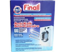 Finall waterontharder voor wasmachine anti kalk voor 66 wasbeurten