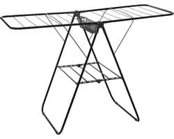 Five Wasrek/droogrek - zwart - metaal - 92 x 60 x 137 cm - staand - kledingrek