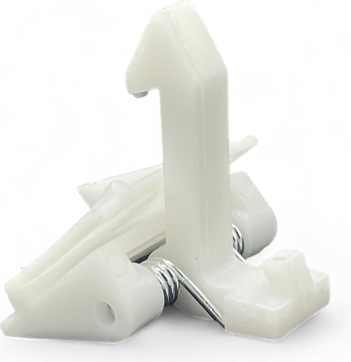Fixem® geschikt voor Bosch 00183608, 00625485, 00609216 deurhaak van wasmachine met veer — afbeelding 1