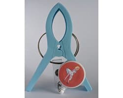 Anti-slipclip - Anti Slip Clip - Lichtblauw - Fiets - Fietsclip - Opwaaiende Rokjes - Jurkjes - Fietsclip - Rokjesclip - Poncho's - Slipclip