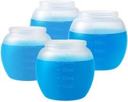 Syllio Doseerbol - 4 Stuks - Tot 230 ML - Wasbol - Wasbollen Voor Wasmiddel - Doseerdop - Wasballen