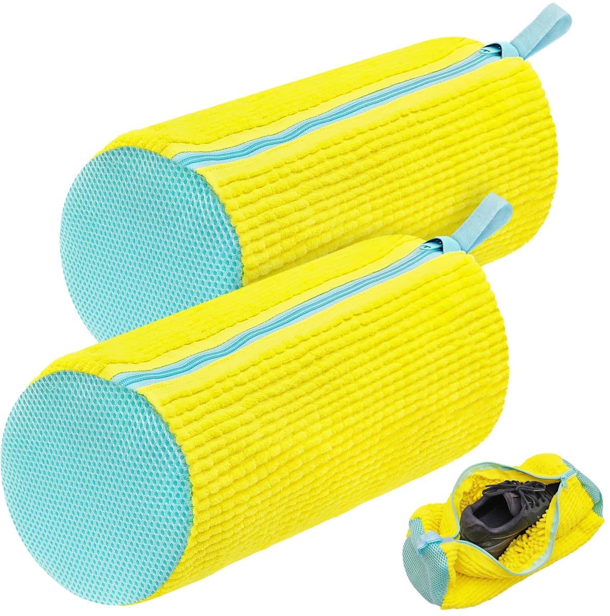 Ibenzoa® Duurzame Schoenzakken Set voor Wasmachine en Droger, 2 Stuks, 37 x 19 cm — afbeelding 1