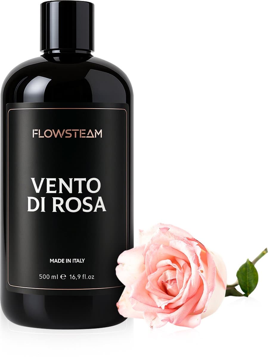 Vento di Rosa wasparfum van Flowsteam® - Italiaanse Wasparfum - 500ML — afbeelding 1