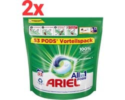 Ariel All-in-1 pods universal+ 106 wasbeurten (2x53wasbeurten)