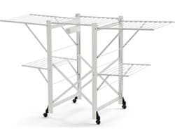 Arredamenti Italia 600 GABBIANO BIANCO - Droogrek met massief Beukenhout - 28m Drooglengte - Kleur: wit gelakt - ARIT - Il cuore del legno