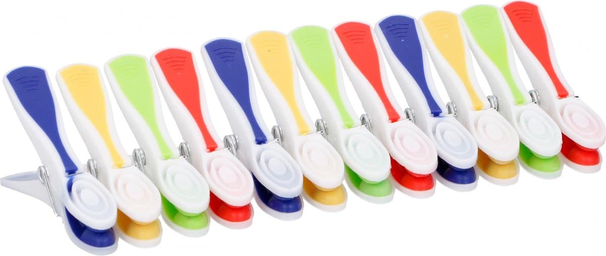 Lifetime Clean Wasknijpers 8,2 X 4 Cm Kunststof 12 Stuks — afbeelding 1