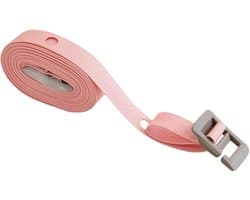 Waslijn - Kledinglijn touw - Reizen en kamperen - Winddicht en verstelbaar - 35 meter - Roze