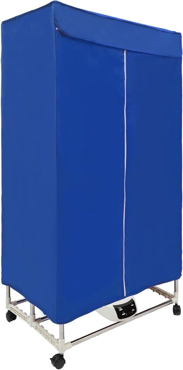 Elektrische Wasdroger - Draagbare Mini Droger - Snel Kleding Drogen - Timer 0-240 Min - 150 cm Hoog - Blauw — afbeelding 1