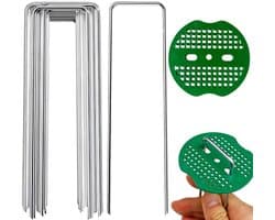 SolidKeus - Set van 30 U-vormige Tuinharingen van Roestvrij Staal