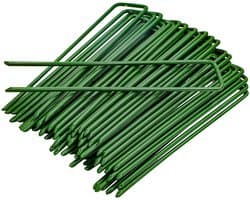 Dailygoods- Tuinharingen 15CM - U-vormige Nagelpennen - Grondankers - Tuinbeveiliging - Onkruidbestrijding - Duurzaam Gegalvaniseerd Staal