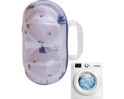 Mesh Waszakken - Bh tas machine - Kleding beschermen - Sneldrogend gaas - 20 x 34 cm - Blauw
