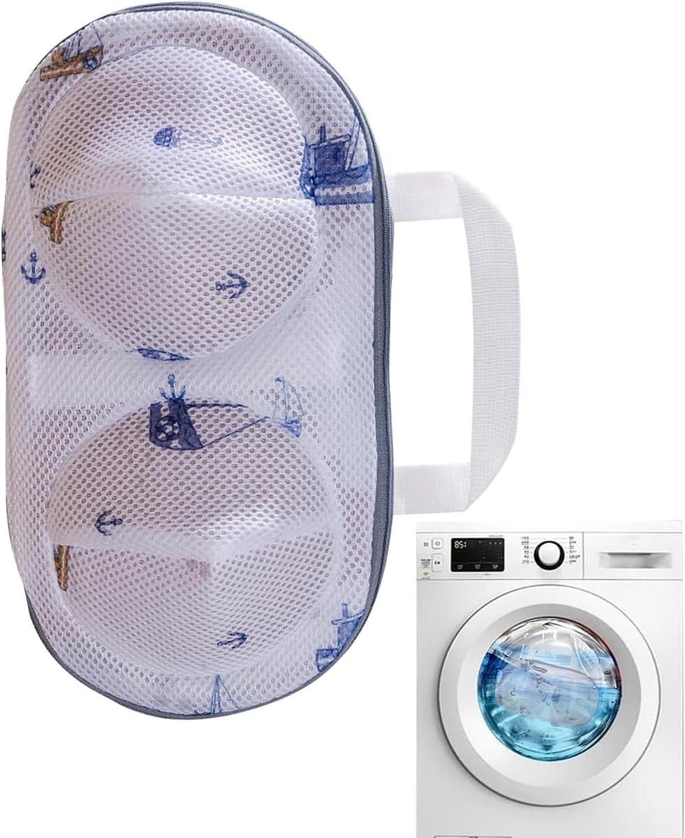 Mesh Waszakken - Bh tas machine - Kleding beschermen - Sneldrogend gaas - 20 x 34 cm - Blauw — afbeelding 1