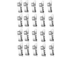Crocodile Clips 20 Mini Klemmen - Robuuste Metaalclips - Corrosiebestendig - Ideaal voor Creatieve Projecten - SnelShoppen