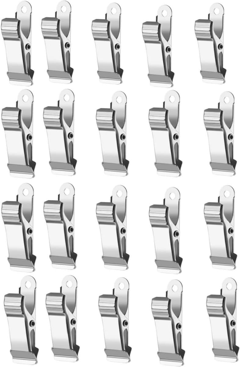 Crocodile Clips 20 Mini Klemmen - Robuuste Metaalclips - Corrosiebestendig - Ideaal voor Creatieve Projecten - SnelShoppen — afbeelding 1