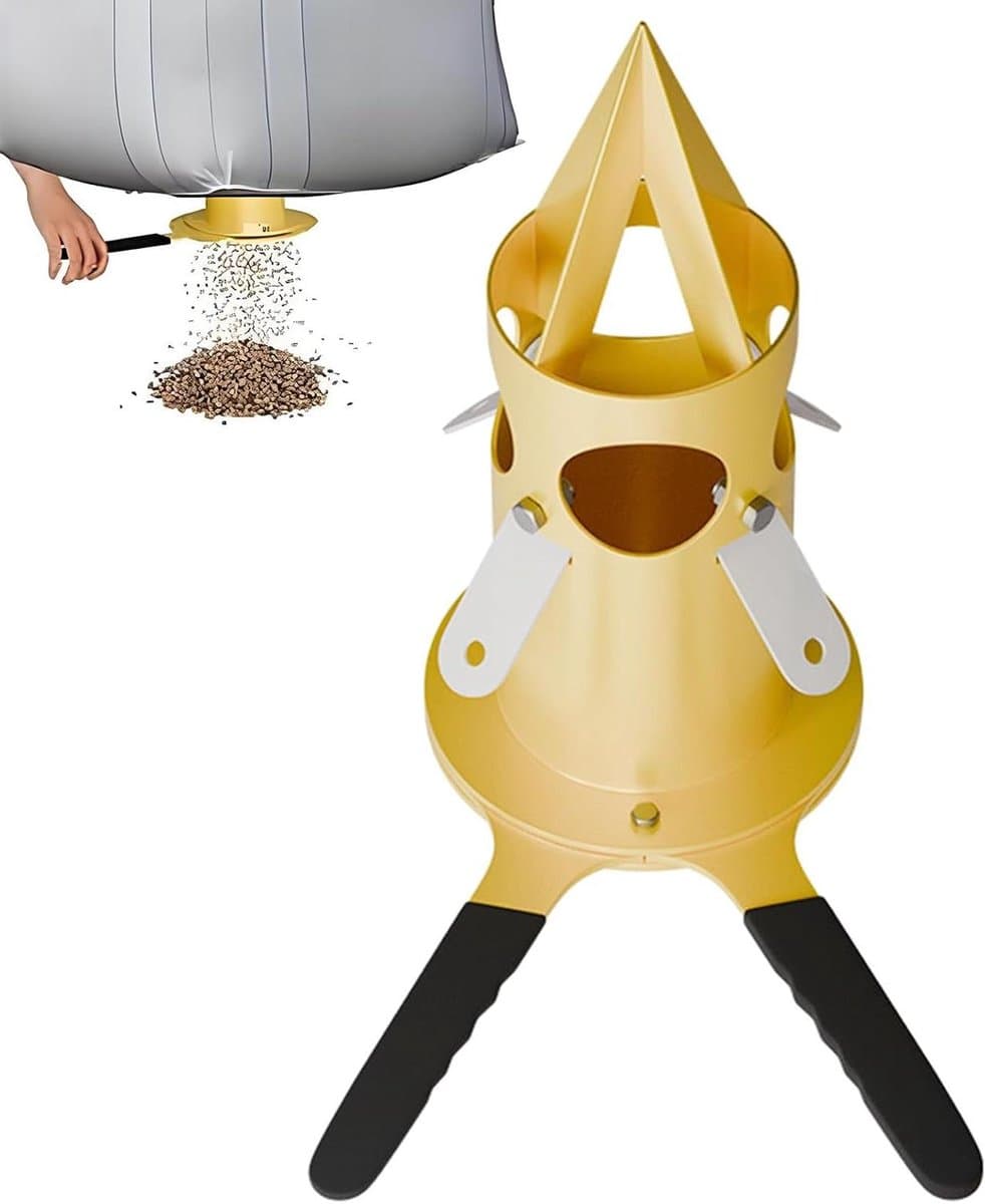 Big Bag Graanlosser - Doseerapparaat Stalen Klep - Materiaal Efficiënt Lossen - Ultra-scherpe Beitelpunt — afbeelding 1