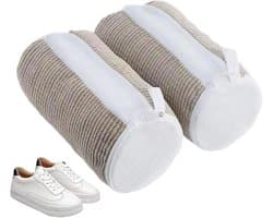 Waszak voor schoenen Schoenenwasmachinetas Lichtgrijs 39x19CM