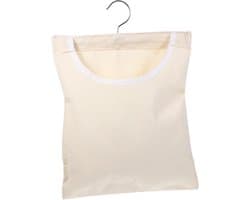 Wasknijper Opbergtas - Kledingclip Houder - Wasgoed Organiseren - Duurzaam Canvas Materiaal - 35x27x1 cm - Beige — afbeelding 1