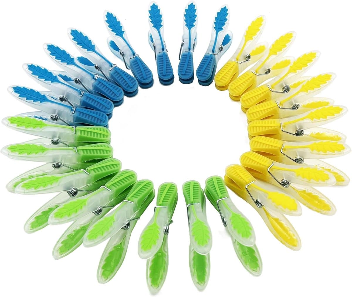 Kledingknijpers Set - Wasknijpers Zacht - Kleding Drogen - Zachte Grip - 24 Stuks - Multicolor — afbeelding 1