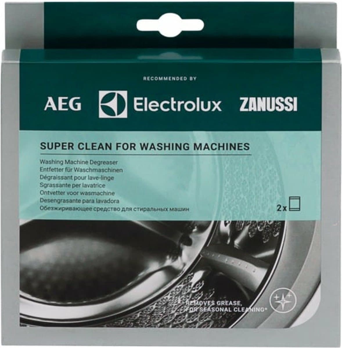 Aeg M2Wcp050 Super Clean 2 Zakjes - ontvetter voor wasmachine — afbeelding 1