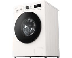 LG W4X1085NWB was‑droogcombinatie 8/5 kg met 6 Motion DD voor optimale stofverzorging - TurboWash 360 voor sneller wassen - Steam voor anti‑allergie en ThinQ slimme bediening. Energieklasse A