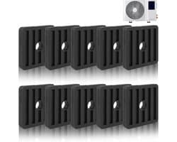 Set van 12 Trillingsdempers Rubber voor Airconditioning en Warmtepomp Montage