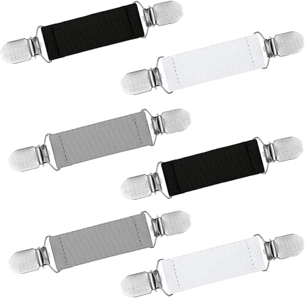 Set van 6 broekclips en truiclips in 3 kleuren voor kledingaccessoires — afbeelding 1