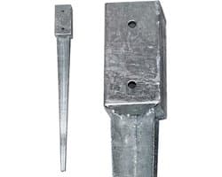 Grondanker Huls Vierkant - Verzinkt Staal - Keuze Lengte 750mm of 900mm