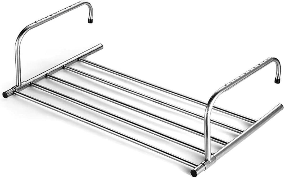 NBAP® Handdoekrek Radiator - Badkamer - Droogrek - Zilver — afbeelding 1