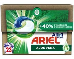 Ariel All-in-1 PODS – Aloë Vera – Wasmiddelcapsules – 23 stuks – +40% plantaardige ingrediënten