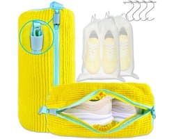 Ibenzoa® Herbruikbare XXL Schoenwaszakken voor Optimale Schoonmaak en Bescherming van Schoenen