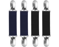 Wasknijpers - 4 Stuks Trui Clips - Elastisch, sweater, cardigan, clips, handschoenen, clips, wanten - Clips voor kinderen, peuters en volwassenen